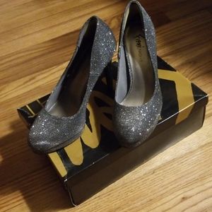 Sparkly high heels